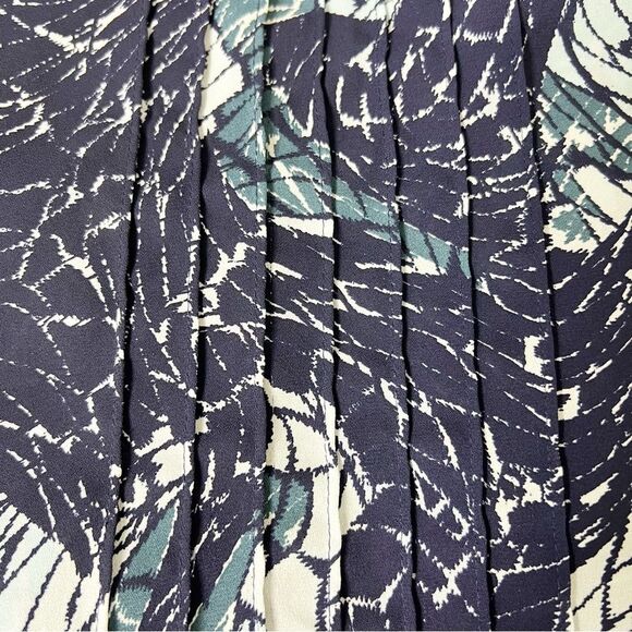 Sejour Size 16 W High Low Sleeveless Tank Top Blue Abstract Pattern - Picture 5 of 10